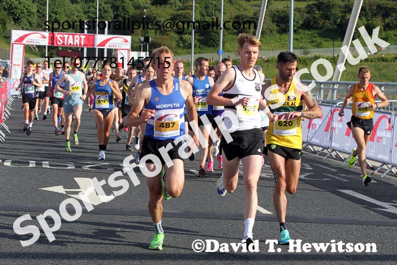 Sunderland City 5k Road Race, 2021 Sunderland City 5k, 10k and Half Marathon Road Races. Photo: David T. Hewitson/Sports for All Pics